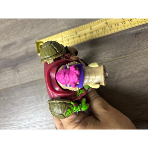 TMNT Rocksteady Mutations Playmates Action Figure 5" Green Paint Splatter 2020 - Picture 3 of 6